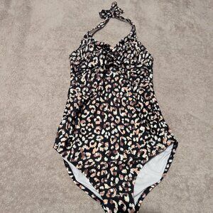 Isabel Maternity Leopard Print Swimsuit